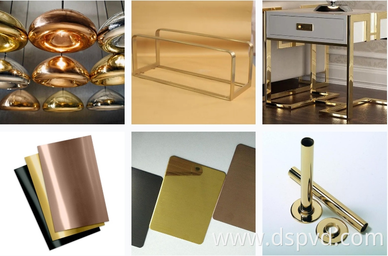 Stainless Steel Sheet Gold pvd coating machin Stainless Steel Sheet Gold pvd coating machin